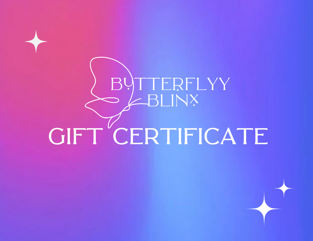 ButterflyyBlinx Gift Certificate